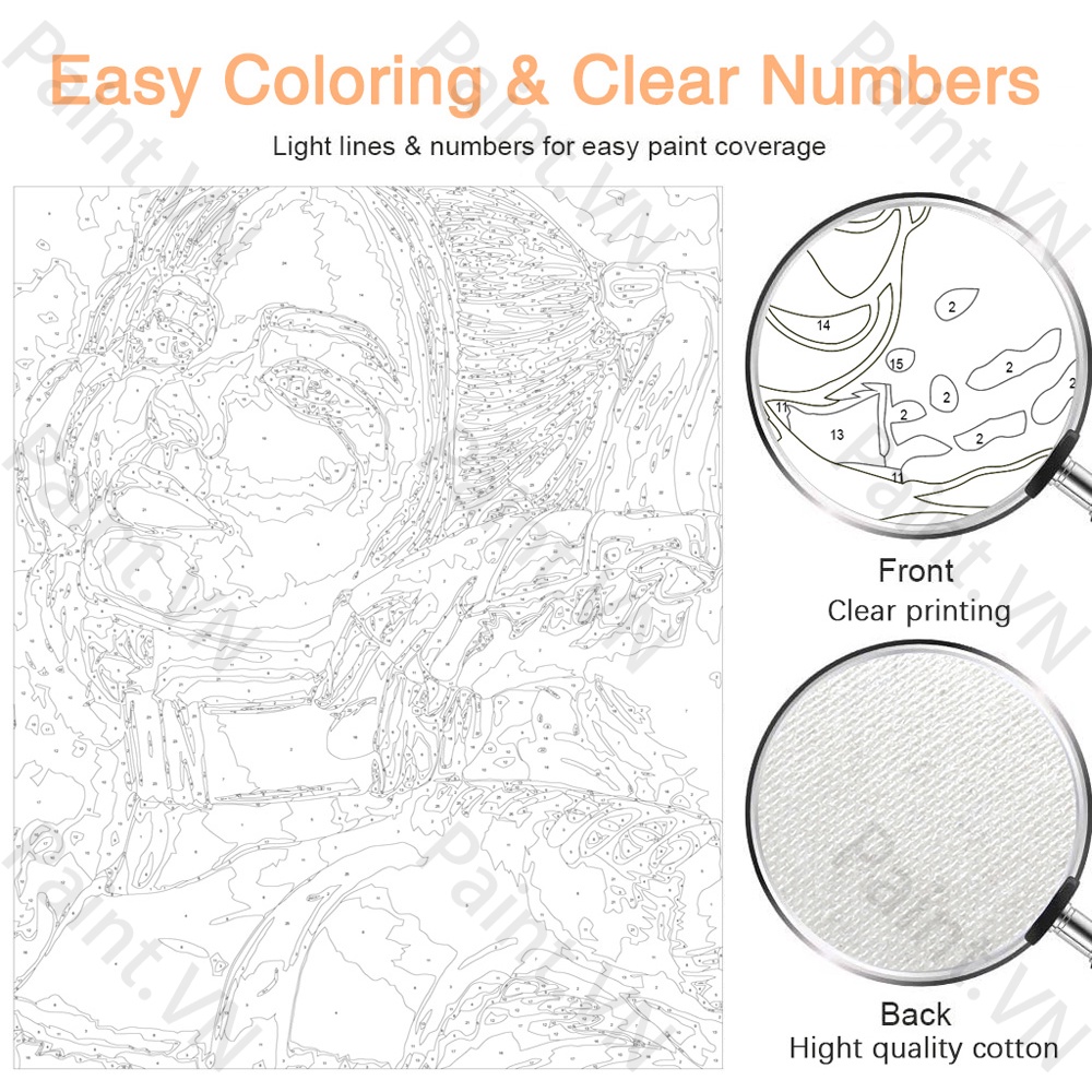 Tranh Sơn Dầu Trang Trí Hình Harley Quinn - Suicide Squad Va-1865