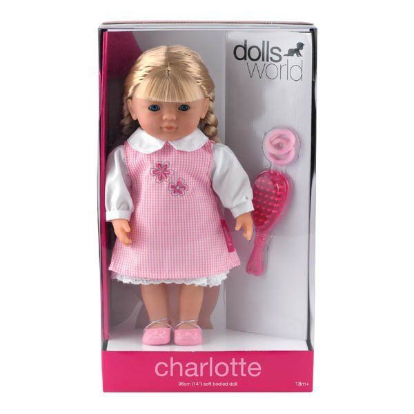 Đồ Chơi DOLLSWORLD Búp bê Em bé Charlotte (Tóc bím) DW8111