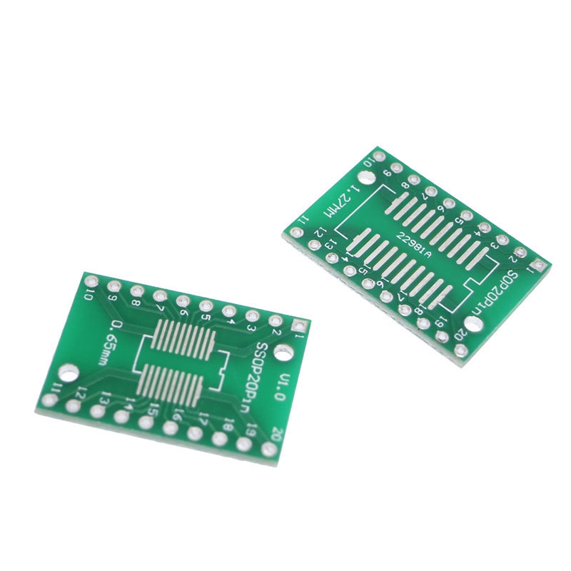 Bộ 35 Bảng Mạch Pcb Chuyển Đổi Từ Smd Sang Dip Sop Msp Ssop Tssop Sot23 8 10 14 16 20 24 28 Smt To Dip