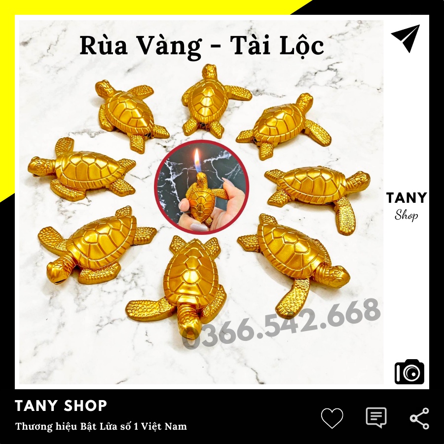𝘽𝙖̣̂𝙩 𝙇𝙪̛̉𝙖 đồng nguyên khối DL10 mẫu hình con rùa - Hôt quẹt 𝒁𝒊𝒑𝒑𝒐 TANY SHOP