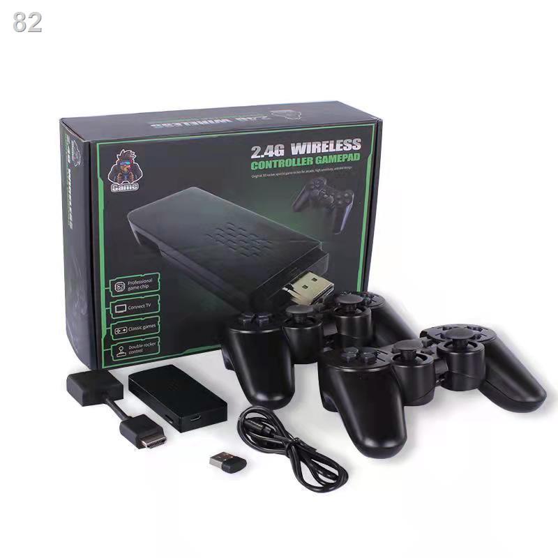 【HOT】∋☃๑Máy chiếu TV gia đình tay cầm đôi không dây 4K HD chơi game mini arcade cổ điển Trò King of Fighters