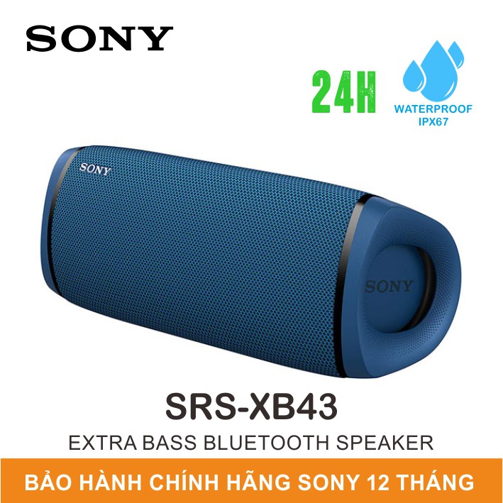 Loa Bluetooth Extra Bass Sony SRS-XB43 - Bảo Hành 12 Tháng Toàn Quốc