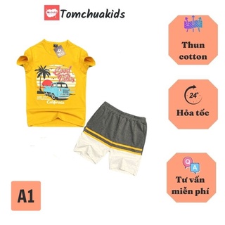 Đồ bé trai size đại cồ từ 23-56kg - Quần áo trẻ em chất thun cotton thấm hút mồ hôi - Tomchuakids