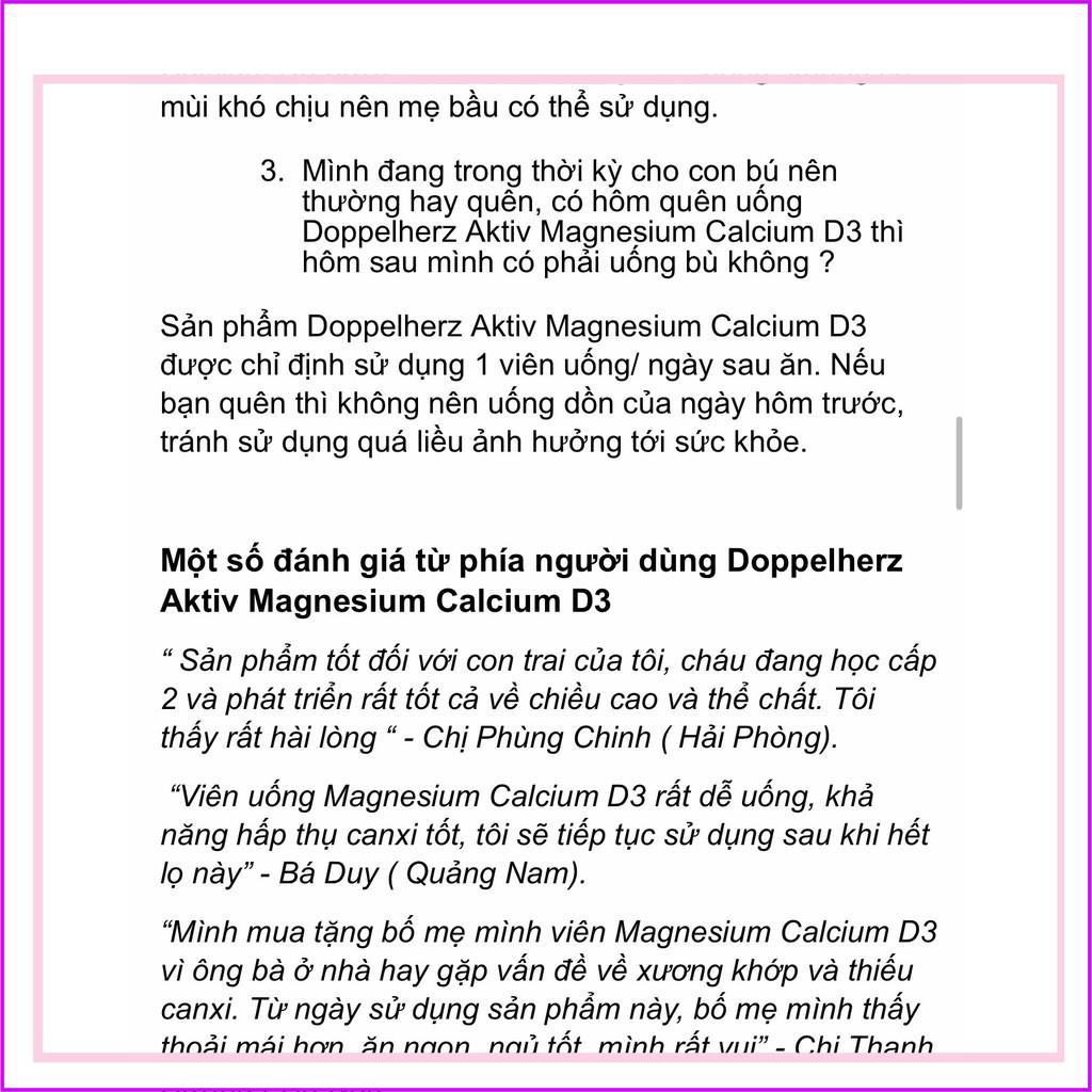 Hàng Đức Viên uống Magnesium + calcium+ D3 | BigBuy360 - bigbuy360.vn