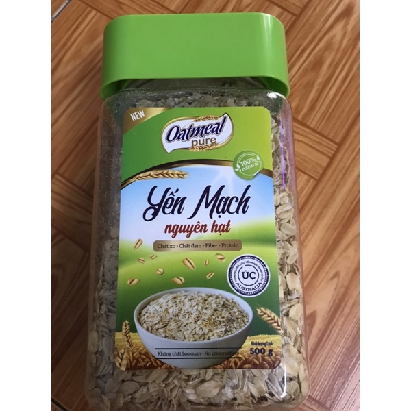 Hạt Yến mạch nguyên chất Oatmeal Pure 500gr