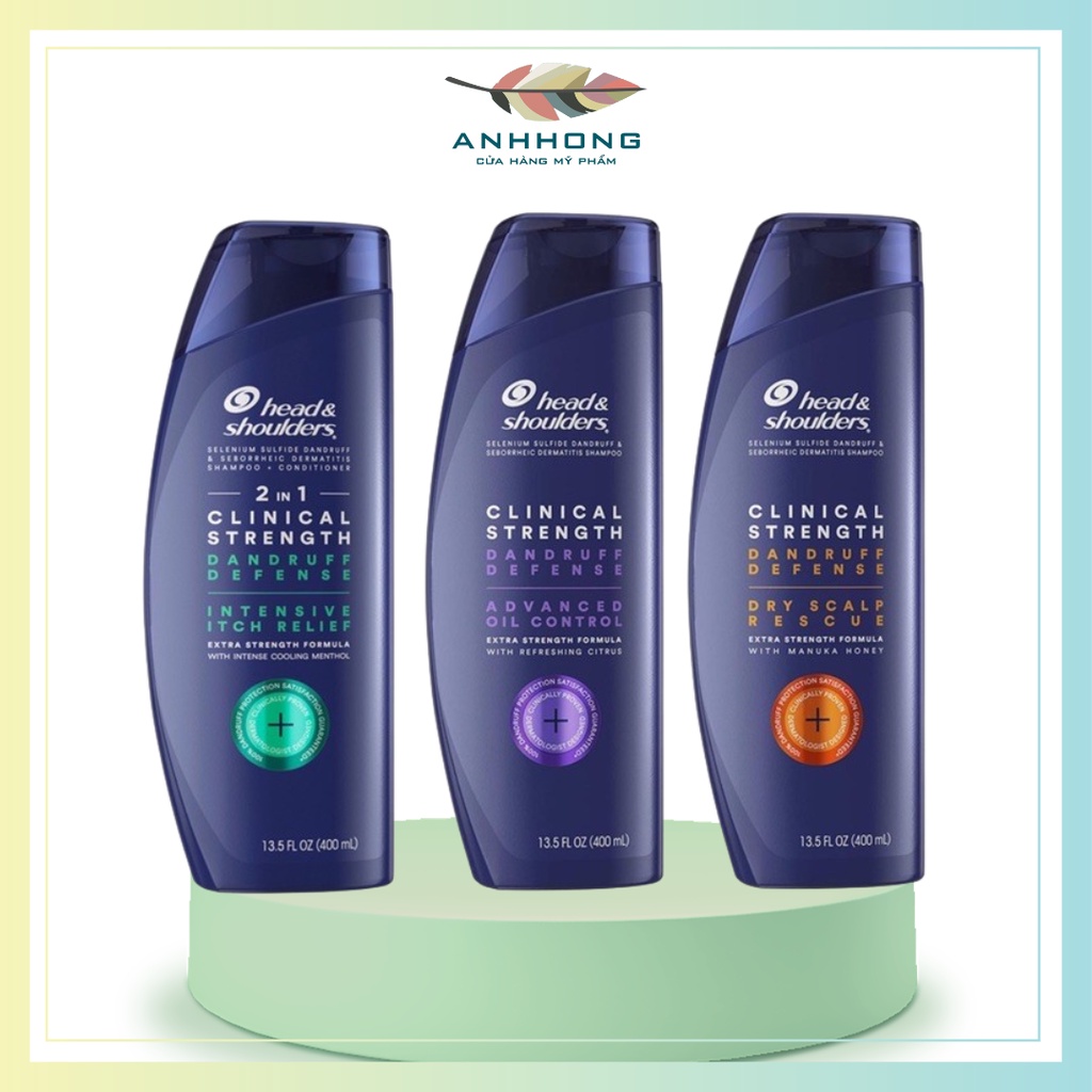 Dầu Gội Ngăn Gàu Head & Shoulders Clinical Strength 400ml - Chính Hãng USA