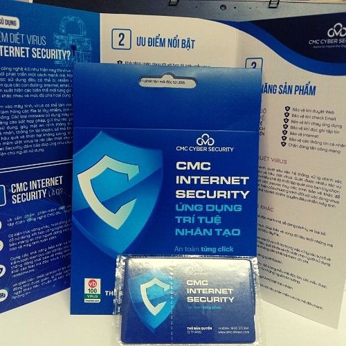 Phần Mềm Diệt Virus CMC Internet Security cho 1PC/1Year