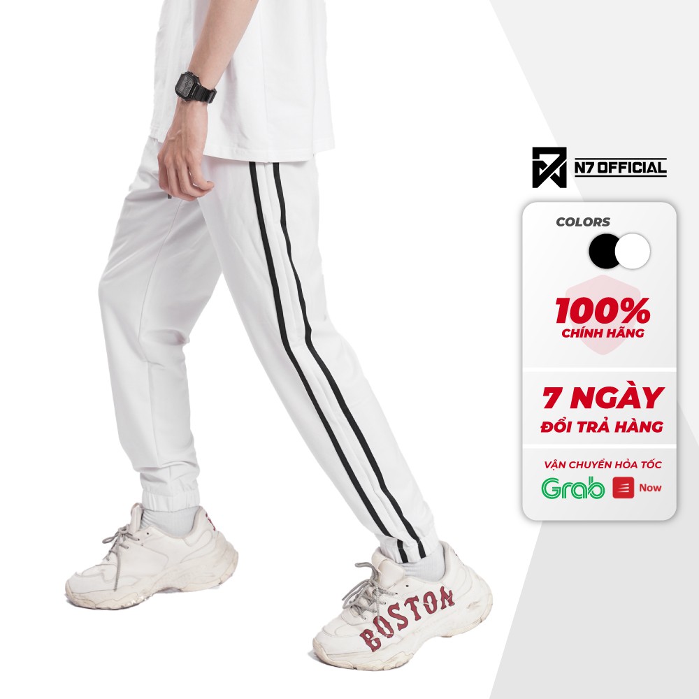 Quần Jogger Nỉ 2 Sọc Unisex N7 Thun Bó Thể Thao Dày Dặn Cao Cấp ND02 | BigBuy360 - bigbuy360.vn