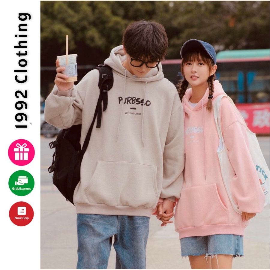 Áo hoodie nỉ  Áo khoác hoodie nam nữ đẹp form rộng Unisex chất nỉ ngoại 2 lớp dày dặn - 1992 Clothing