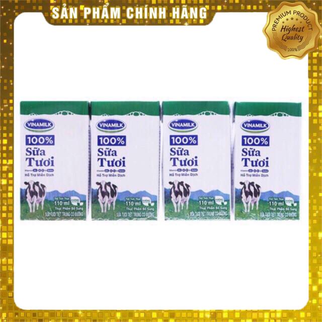 Thùng Sữa Tươi Vinamilk 100% 48 hộp x 110ml