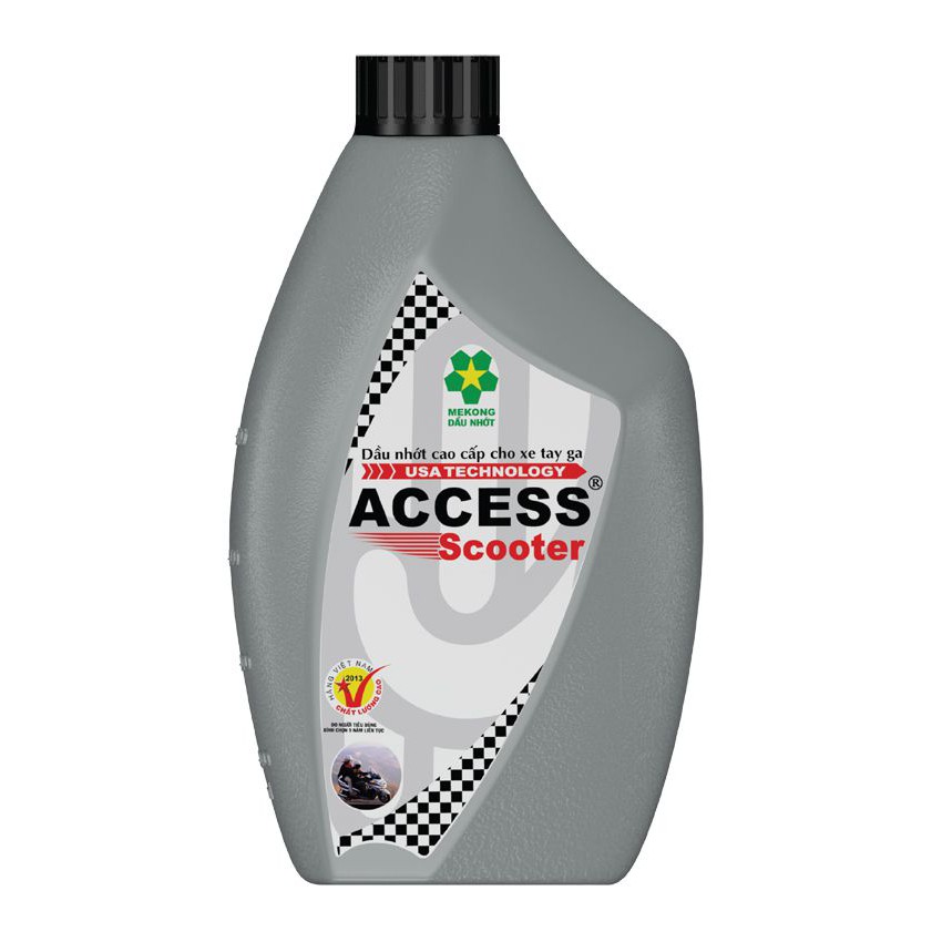 [Free Ship Xtra] Combo nhớt xe tay ga cao cấp ACCESS Scooter 800ml tặng nhớt hộp số Motul Gear Oil 120ml