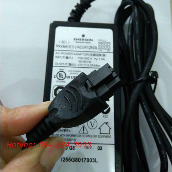 Adapter nguồn Emerson 12V 2A AD2412N3L