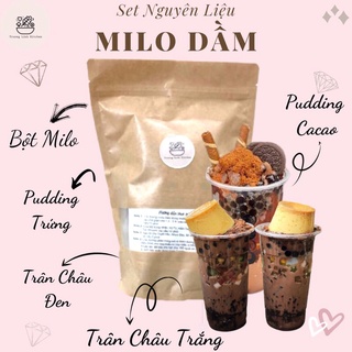[Size Lớn] SET NGUYÊN LIỆU PHA MILO DẦM 20 LY