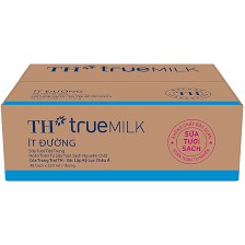 Sữa TH True Milk 220ml có đường, ít đường, nguyên chất