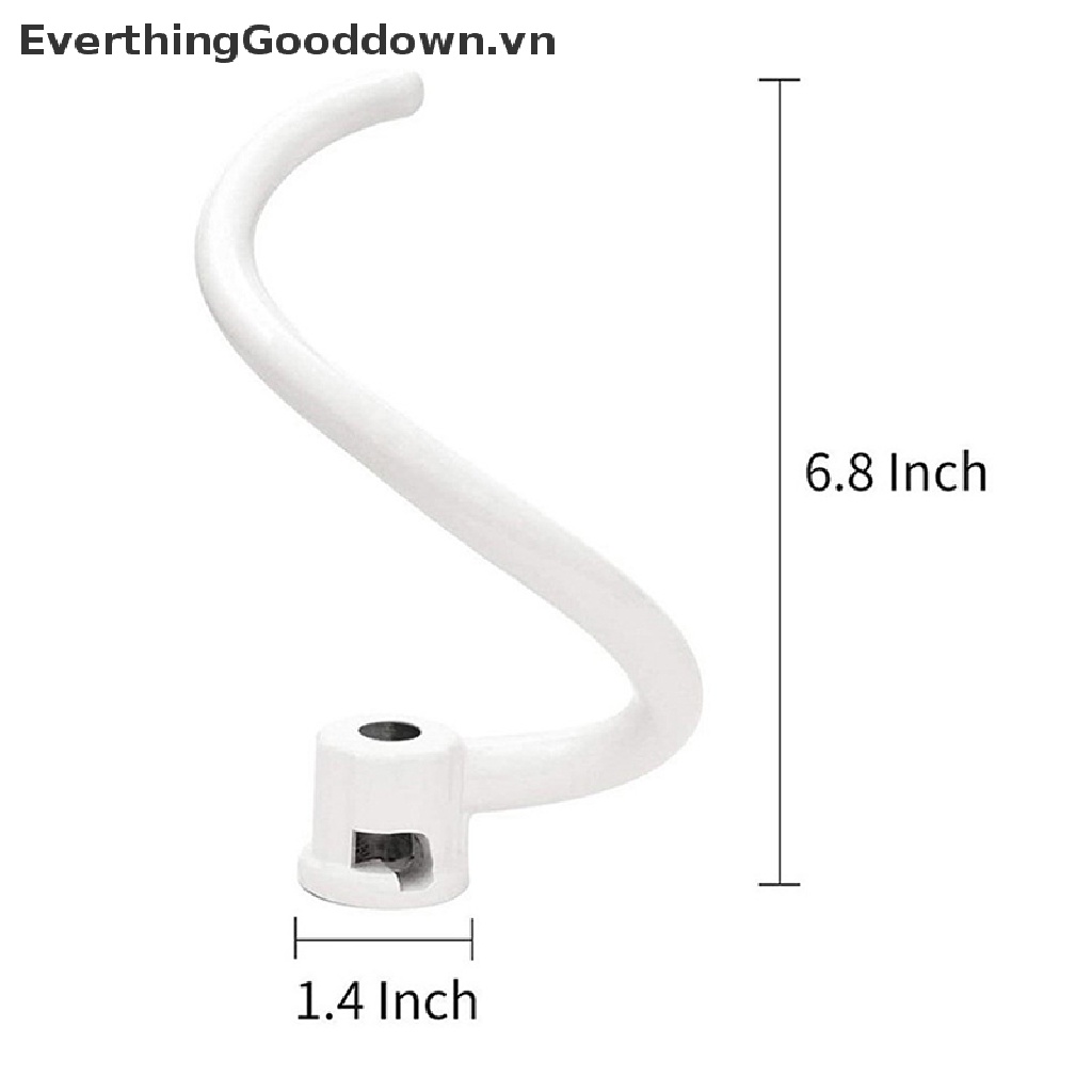 Everthinggooddown Móc Trộn Bột Làm Bánh Dạng Xoắn Ốc Bằng Nhôm Cho Loại 6Nd