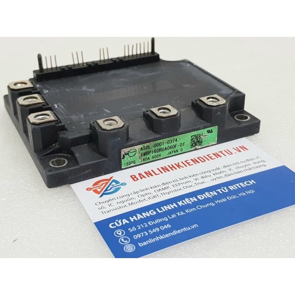 6MBP160RUA060F-01 Fuji Module IGBT 160A 600V (hàng tháo máy)
