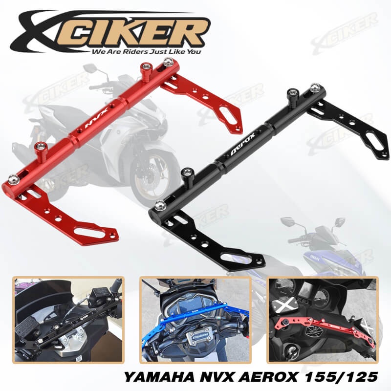 Thanh Đỡ Chéo Bằng Nhôm CNC Đa Năng Cho Xe Mô Tô Yamaha NVX AEROX 155/125 AEROX NVX V1 V2