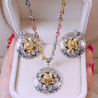 Dây chuyền bạc ý xi vàng tây cao cấp dài 50cm