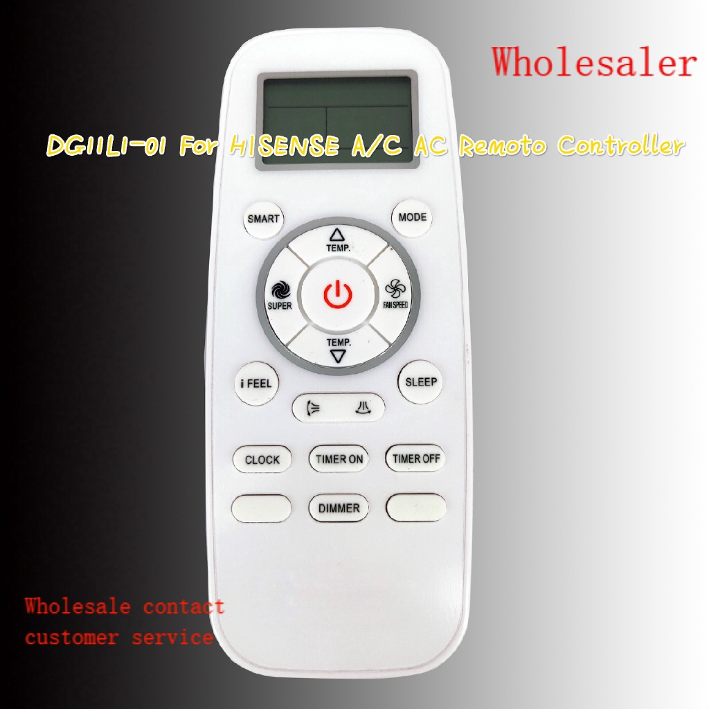 Điều Khiển Từ Xa DG11L1-01 Cho Bộ Điều Khiển Máy Lạnh HISENSE A/C AC Remoto