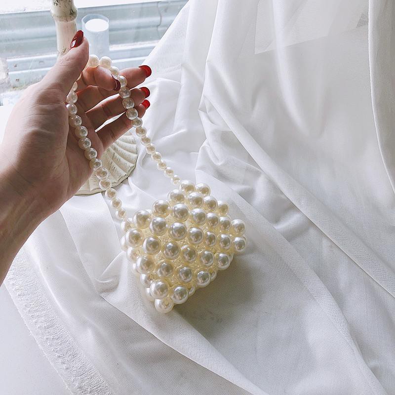 Túi Xách Mini Đính Ngọc Trai Phong Cách Retro Dành Cho Nữ | BigBuy360 - bigbuy360.vn