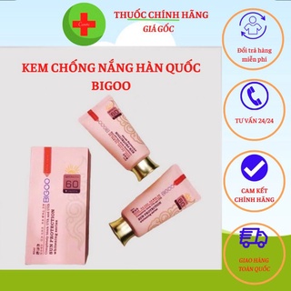Kem chống nắng bigoo sun protection spf600 80ml, kem chống nắng trắng da bảo vệ 24h