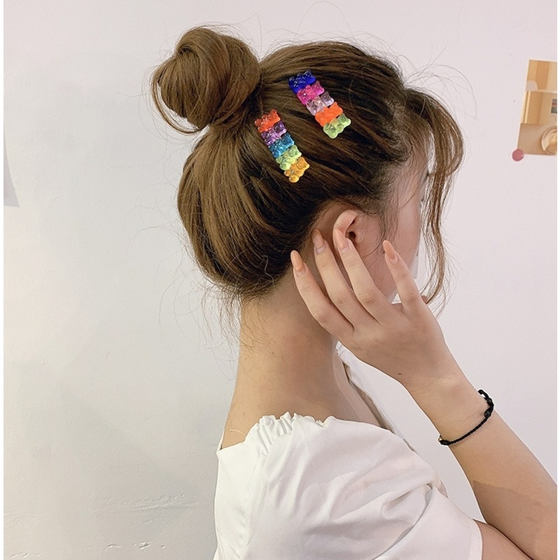 Kẹp Tóc Hình Gấu Hoạt Hình Đáng Yêu Thời Trang