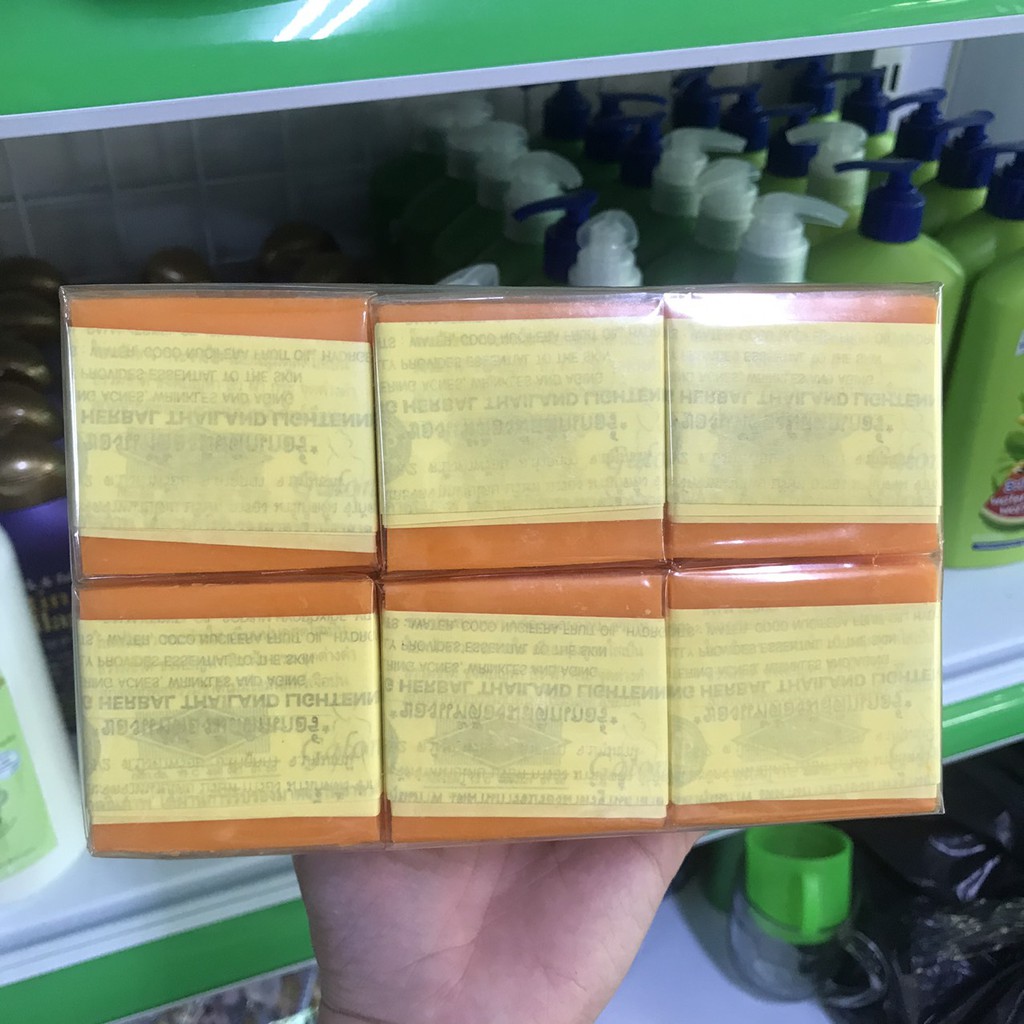 Lốc 12 Cục Soap Cam Galong / Xà phòng nghệ JAM Turmeric Gluta Collagen Soap Thái Lan | BigBuy360 - bigbuy360.vn