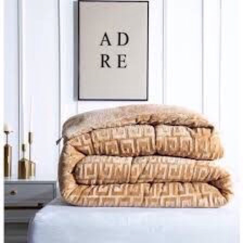 CHĂN LÔNG CỪU CHỮ VẠN SIÊU ĐẸP 3,5 kg