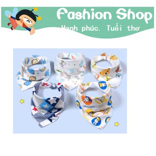 Yếm tam giác cúc bấm