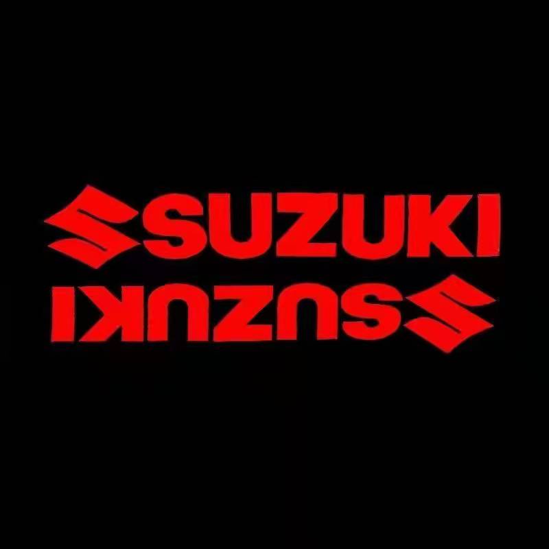 Miếng Dán Phản Quang In logo suzuki Nhiều Màu Sắc Chống Thấm Nước Trang Trí Xe Máy / Xe Đạp Điện