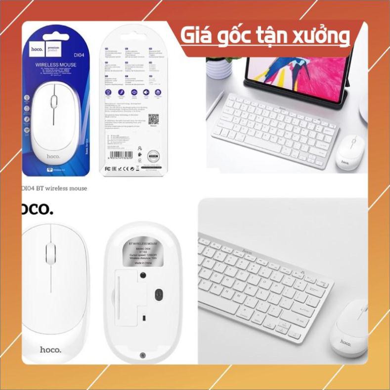 [Mã ELFLASH5 giảm 20K đơn 50K] [ Kết Nối 10m ] Chuột Không Dây Hoco DI04 Bluetooth 4.0 Trọng Click Chuột Nhạy