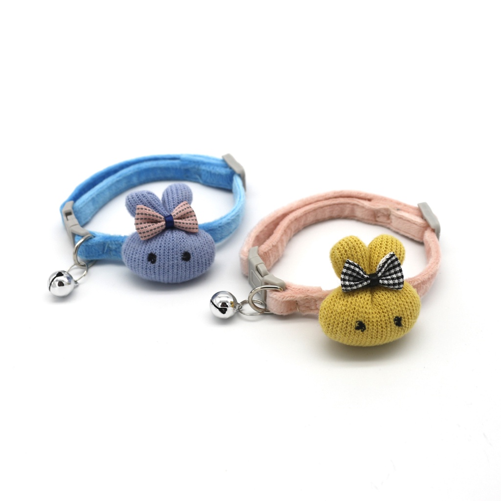 Vòng Cổ Gắn Chuông Và Nơ Họa Tiết Hoạt Hình Dễ Thương Dành Cho Thú Cưng