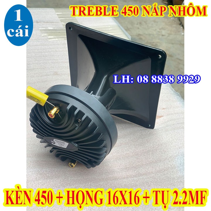 [Mã ELHACE giảm 4% đơn 300K] LOA TREBLE KÈN 450 RCF NẮP NHÔM + HỌNG 16X16+ TỤ XỊN 2.2 - NHẬP KHẨU - GIÁ 1 CÁI