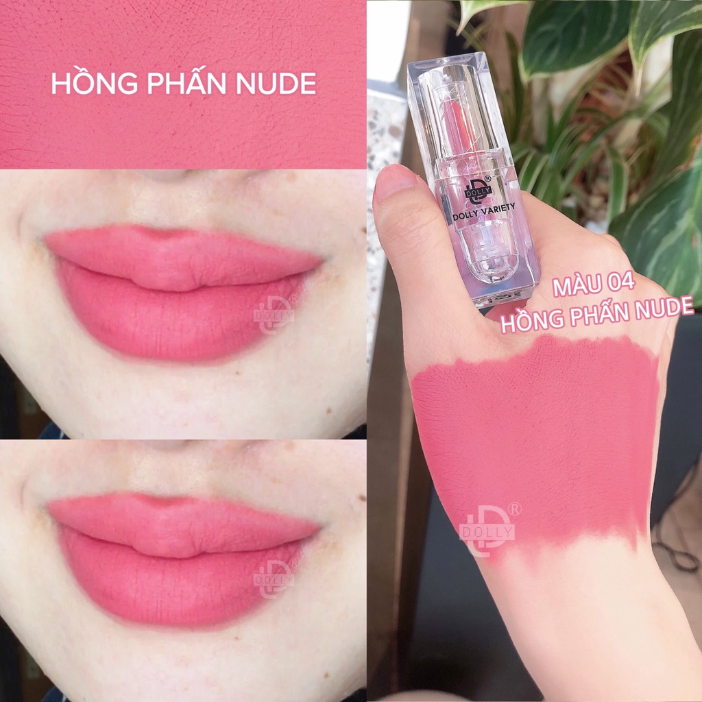 Son thỏi lì siêu mịn môi DOLLY VARIETY