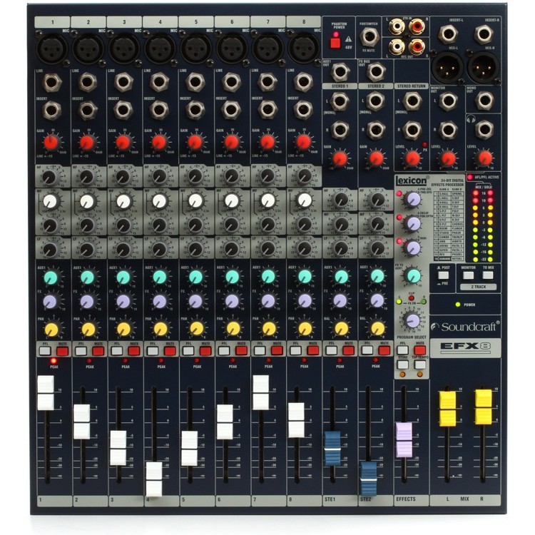 BÀN MIXER SOUNDCRAFT EFX8