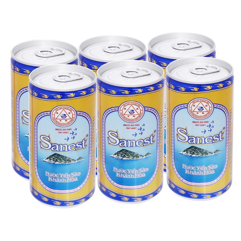 NƯỚC YẾN SÀO KHÁNH HÒA SANEST LON 190ML, KHAY 30 LON