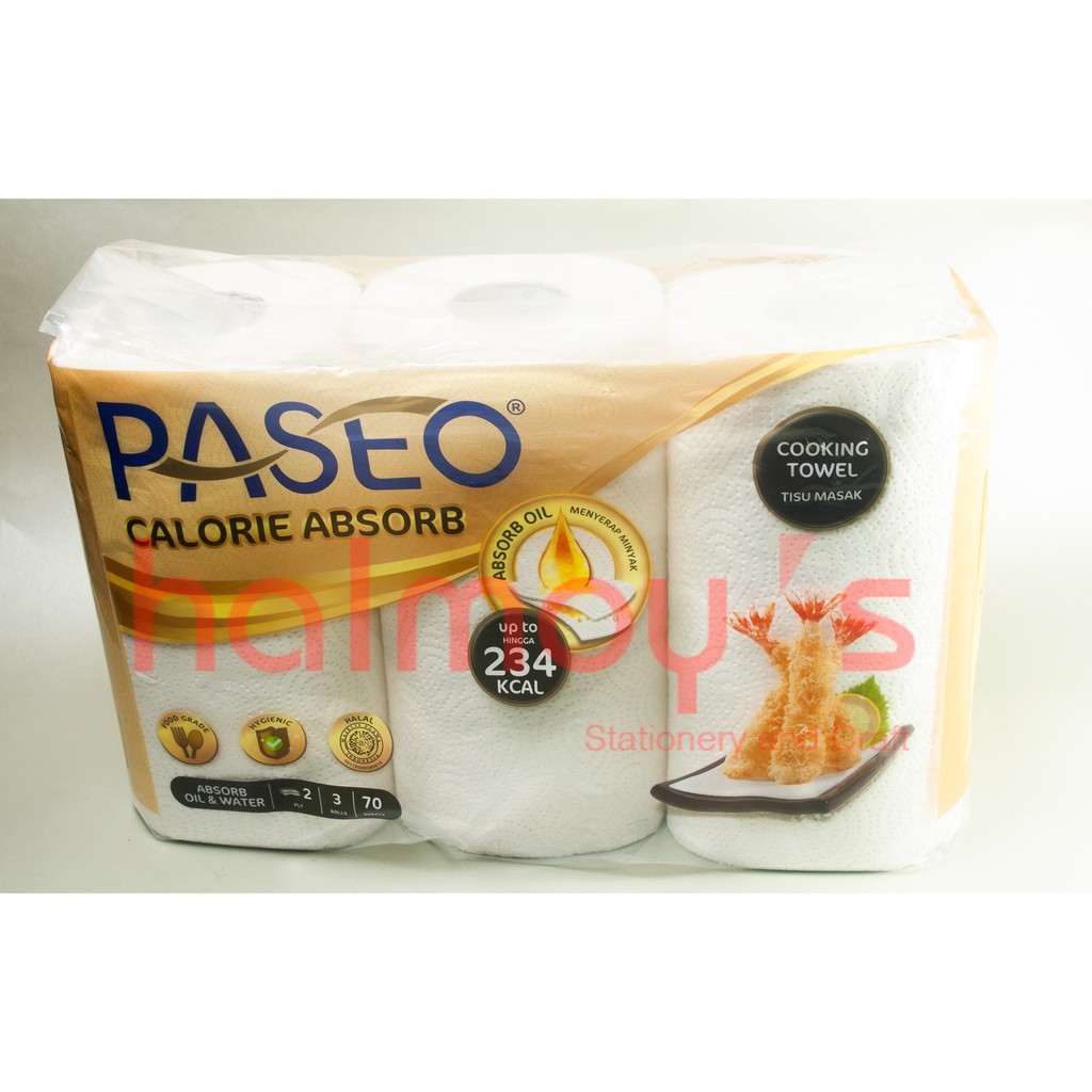 Set 3 Cuộn 70 Tờ Paseo 2 Ply