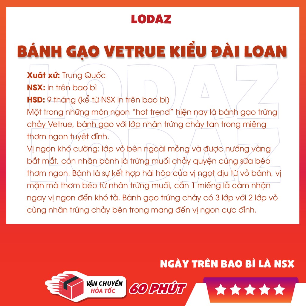 bánh gạo VETRUE, bánh gạo phô mai, trứng muối, rau củ, tôm nướng gói 39 cái, đồ ăn vặt kiểu Đài Loan