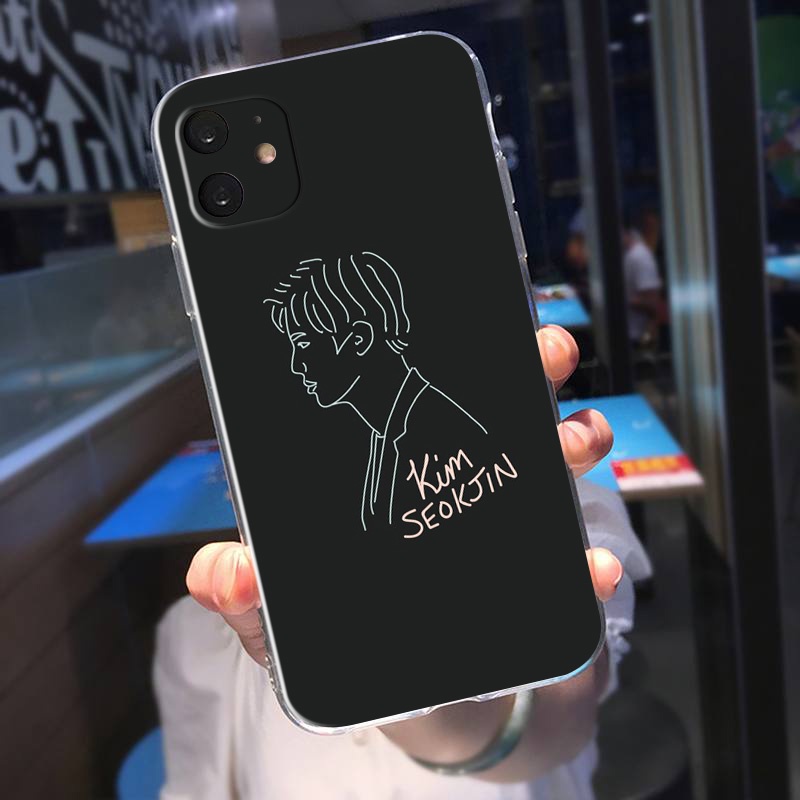 Ốp Điện Thoại Dẻo Trong Suốt Hình Bts Kim Seok Jin Cho Samsung Galaxy A12 A22 A02S A02 M02 A03S A32 A40S A42 M30S M21 M51 YN36