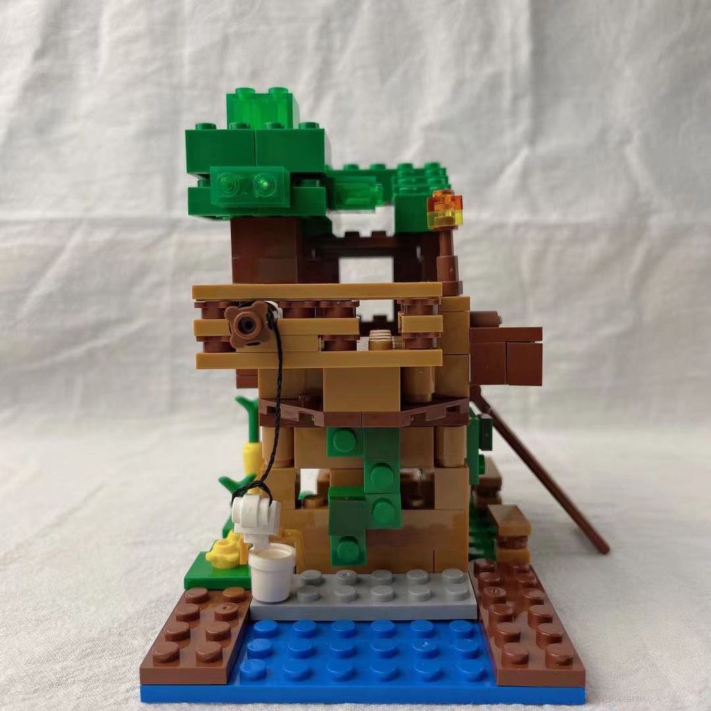 ✨Bộ Đồ Chơi Lắp Ráp Thành Phố Cây Với Cảnh Mini Làm Quà Sinh Nhật Cho Bé