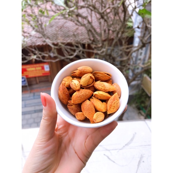 Hạnh nhân rang bơ hộp [450g] - Loại 1 - vỏ mỏng, hạt thơm giòn