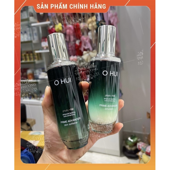 Cặp nước hoa hồng 150ml - sữa dưỡng sáng da ohui miracle aqua 130ml ( tách set)