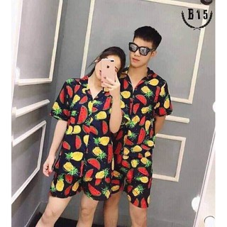 [ gias sooc] Bộ Hoa Quả đi biển n01