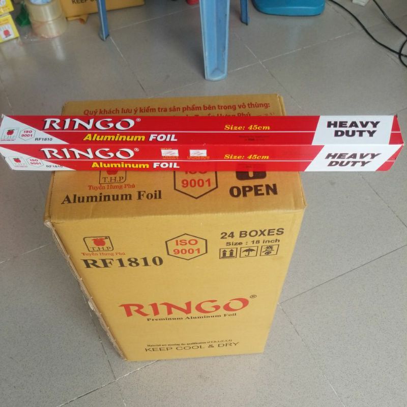 1 thùng 24 cây giấy bạc  ringo r18 khổ 45cm dài 3 mét