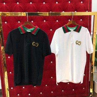 Polo gu ci chữ nổi