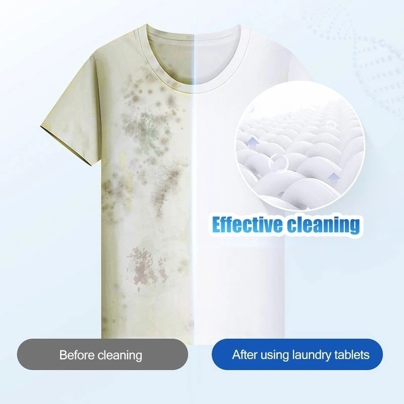 Túi 30 Viên Sủi Bọt Giặt Quần Áo Khử Trùng Hiệu Quả