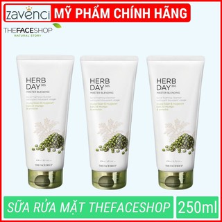 Sữa Rửa Mặt The FaceShop Herb Day365 Chiết Xuất Trái Cây Làm Sạch Da Hiệu Quả Hàn Quốc (170ml)