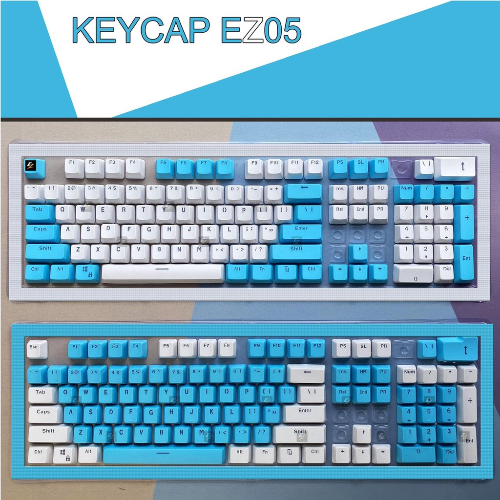 [NHIỀU MẪU] Keycap PBT xuyên Led 104 phím, 87 phím dành cho bàn phím cơ