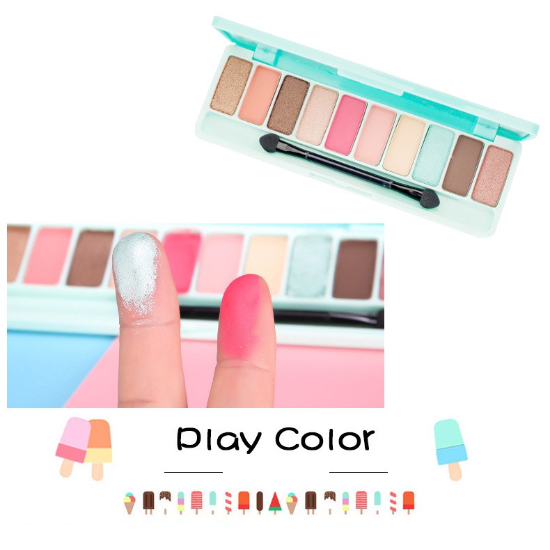 Phấn mắt 10 ô Lameila Play Color Eyes nội địa Trung La Mei La NO:3596 | BigBuy360 - bigbuy360.vn