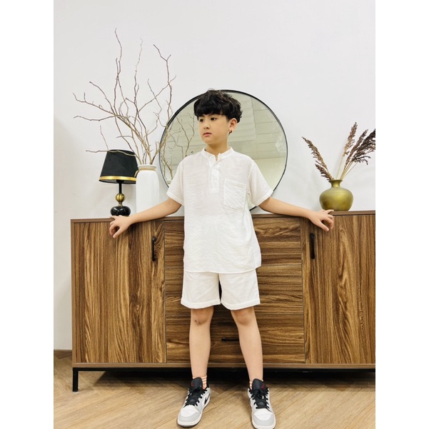 Bộ đũi cộc tay từ 10-86kg cho bé trai và bố.Hàng may kỹ, chất lượng